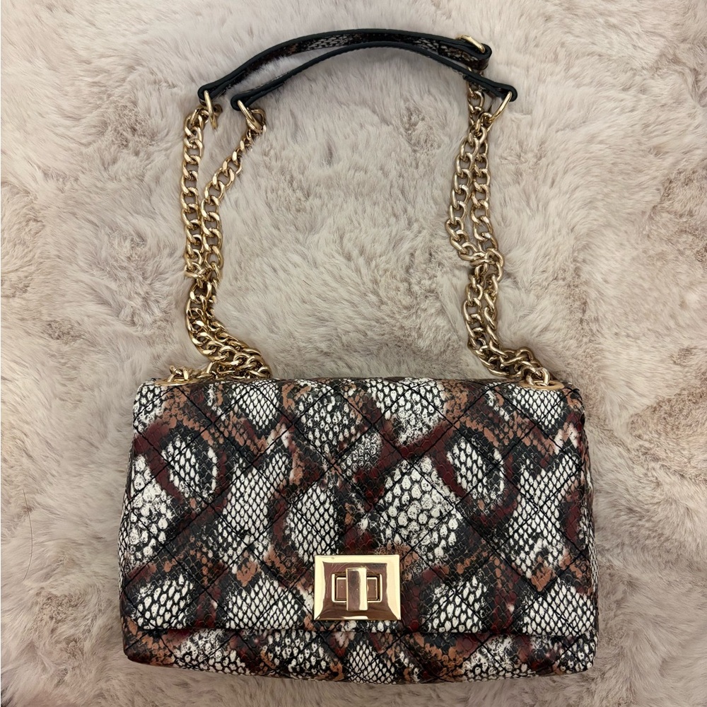 Snake print Crossbody bag